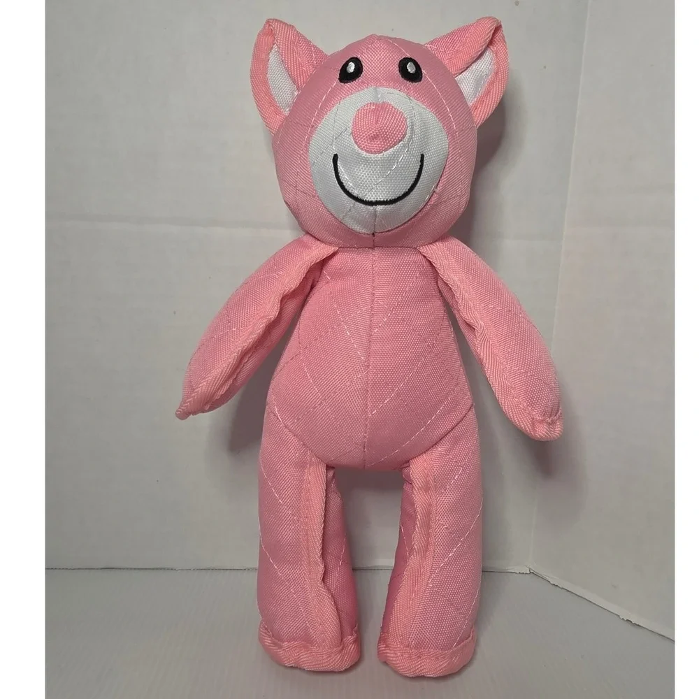 Tuffy Pig Heavy Duty Dog Toy 10in Pink Excellent Plush Toy